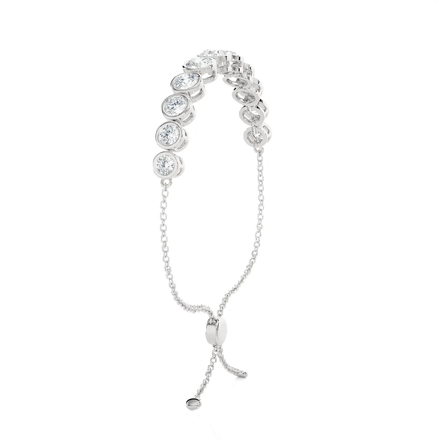 1 5/8 ctw Round Lab Grown Diamond Fashion Bracelet