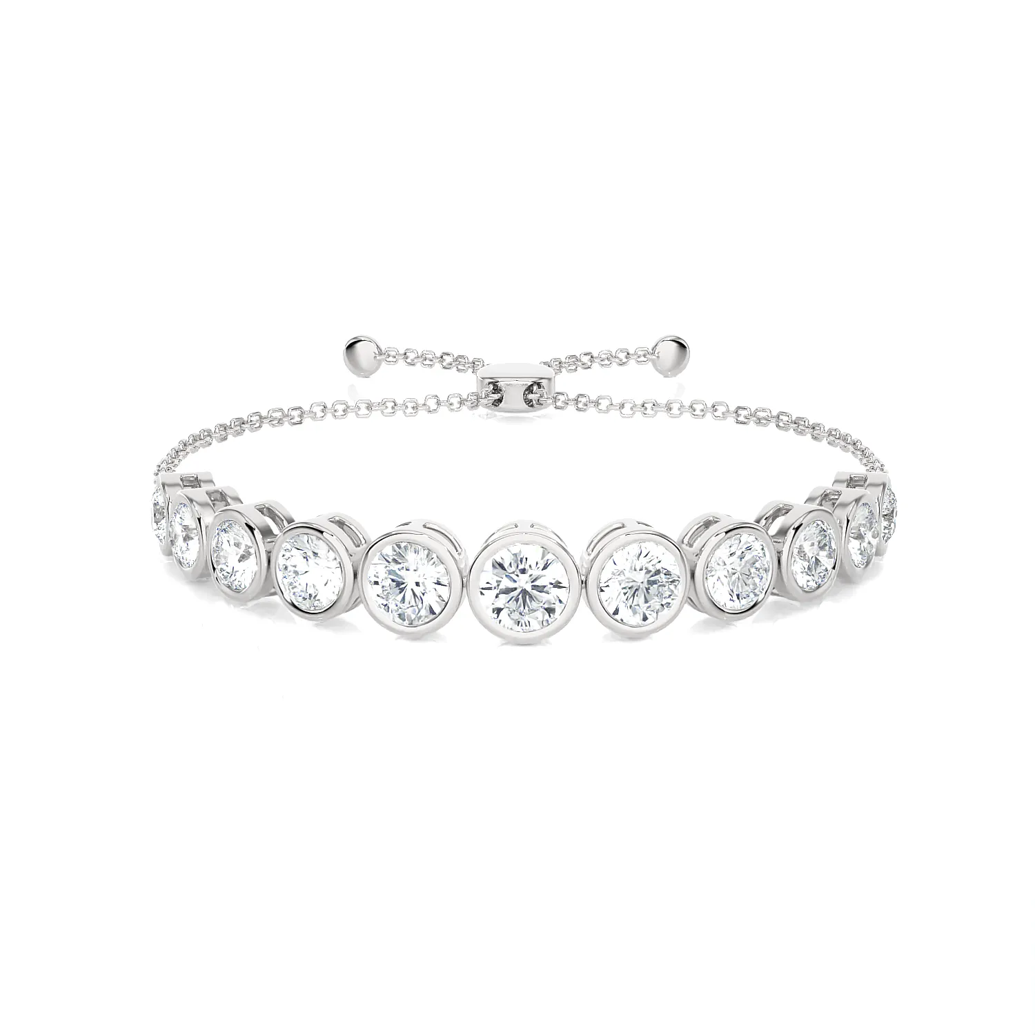 1 5/8 ctw Round Lab Grown Diamond Fashion Bracelet