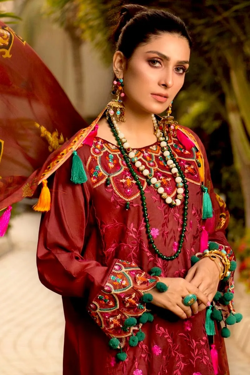 Ansab Jahangir Luxury Lawn Collection 2021 – Shala