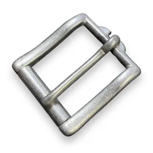 Antique Silver 1.5" Heavy Duty Square Roller Buckle