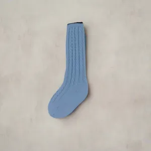 Baby Blue Knit Sock