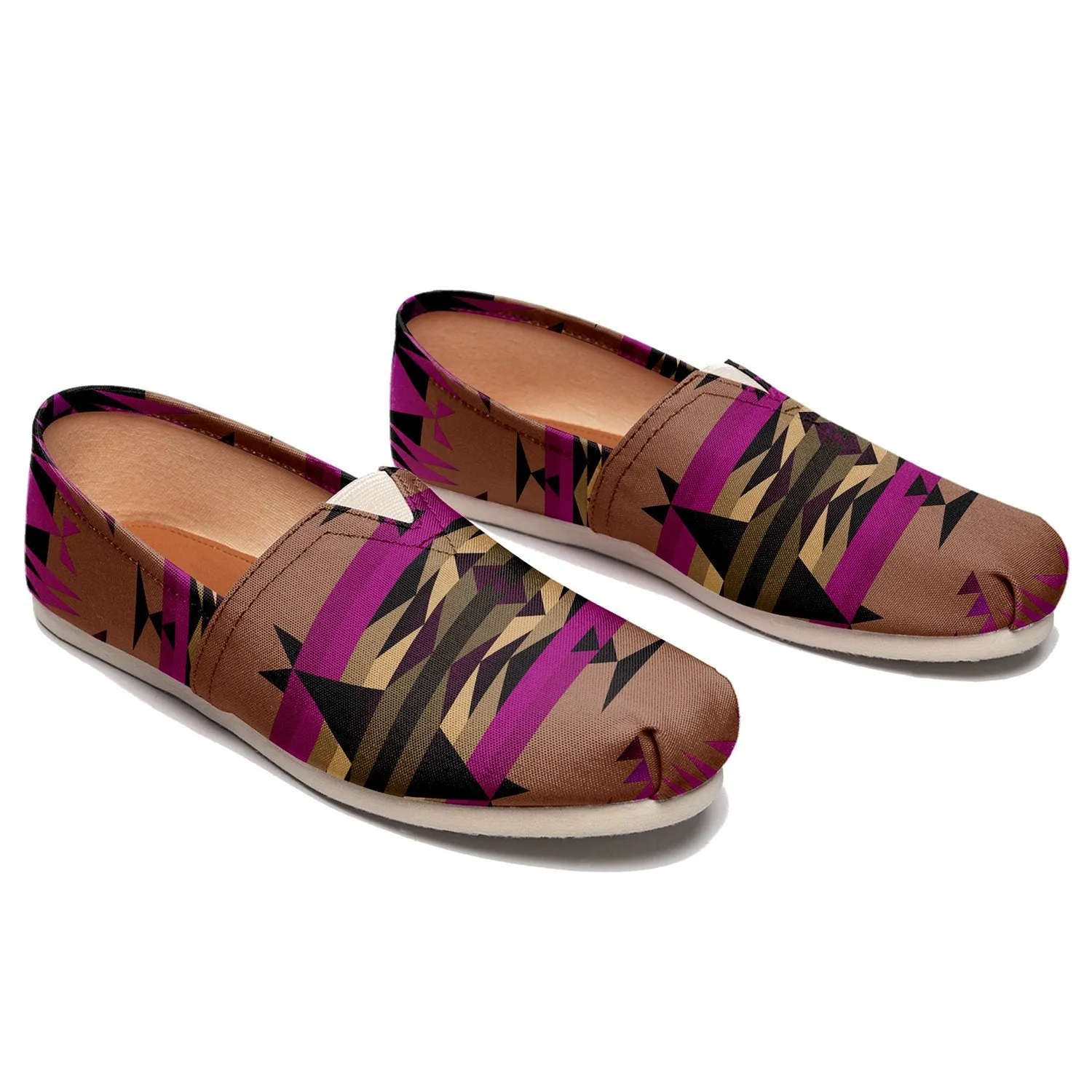 Between the Mountains Berry Slip On