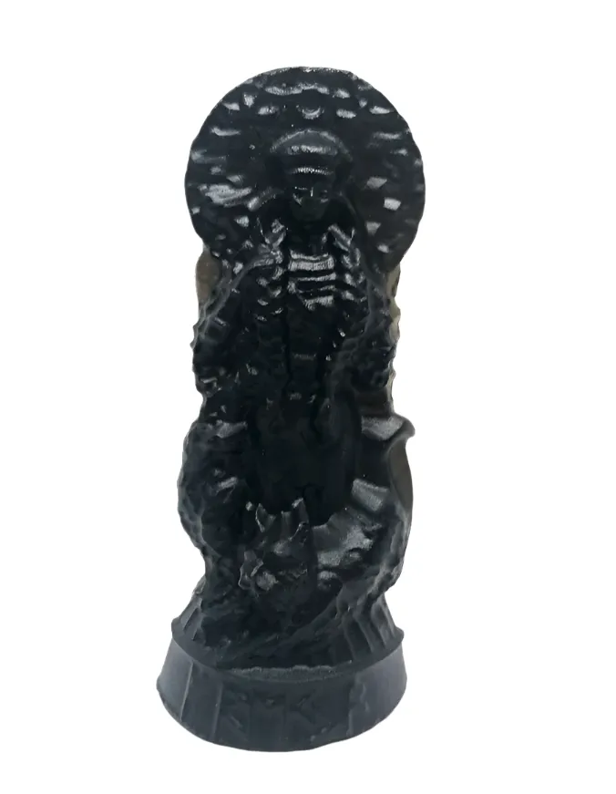 Black Obsidian Crystal Freyja Carving