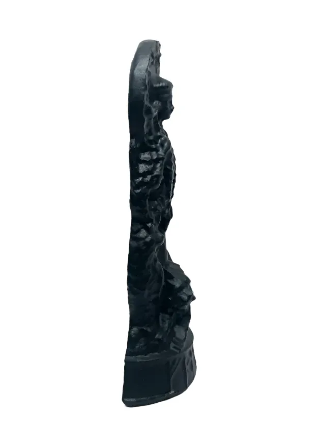 Black Obsidian Crystal Freyja Carving