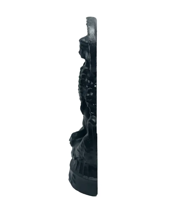 Black Obsidian Crystal Freyja Carving