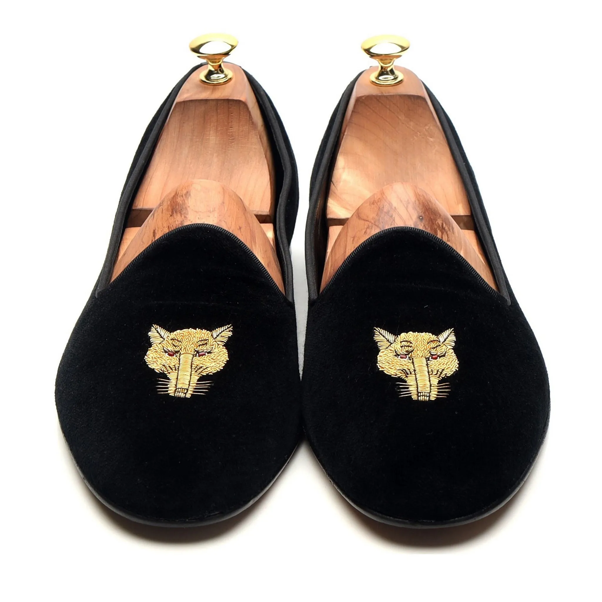 Black Velvet Slippers UK 10.5 E