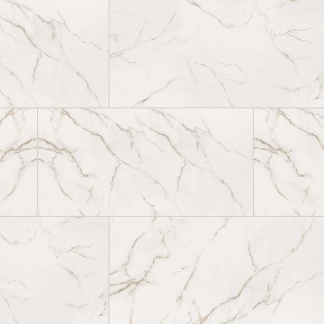 Calacatta Lucca Polished, 24" x 48" - Porcelain Tile