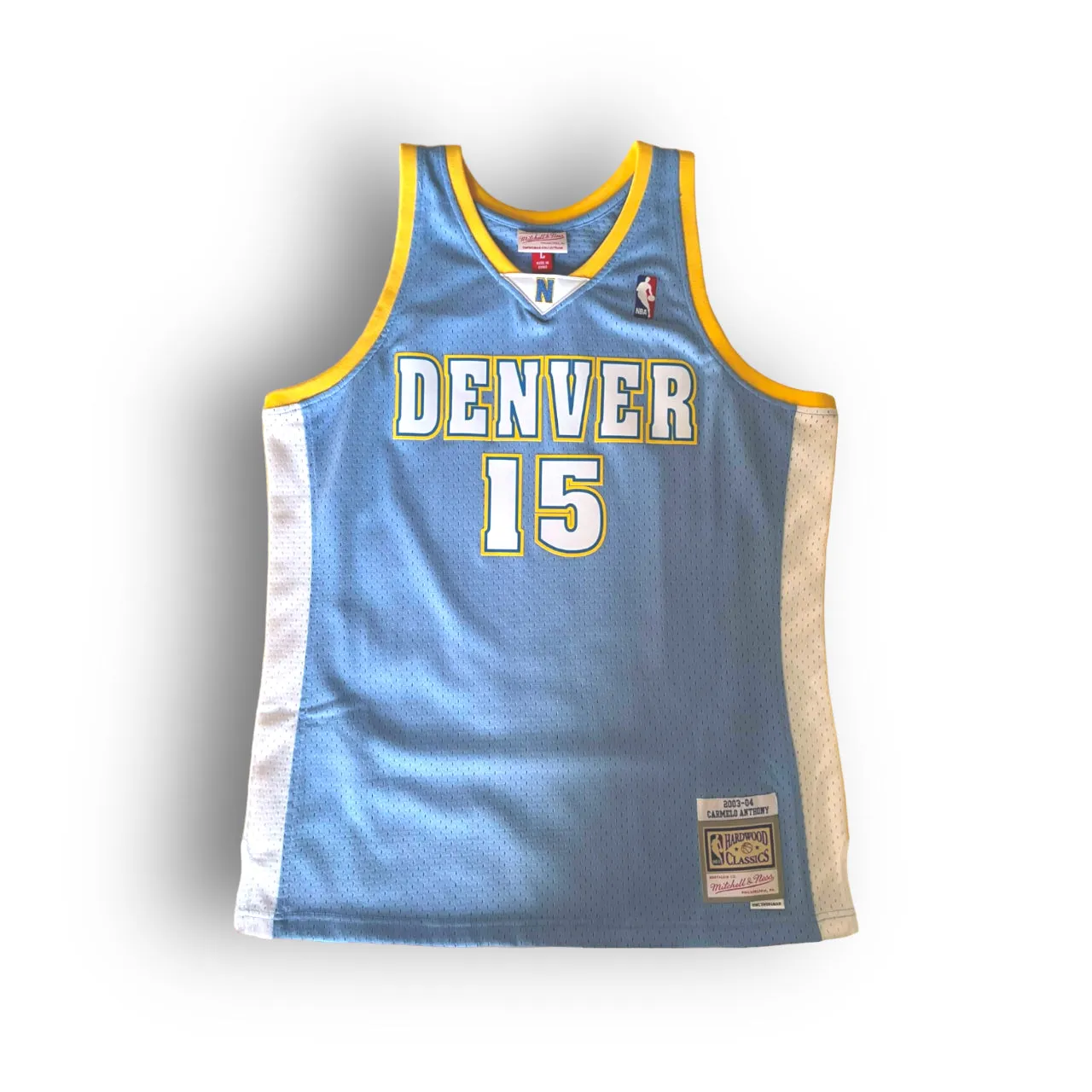 Carmelo Anthony 2006-2007 Denver Nuggets Away Mitchell & Ness Swingman Jersey - Blue