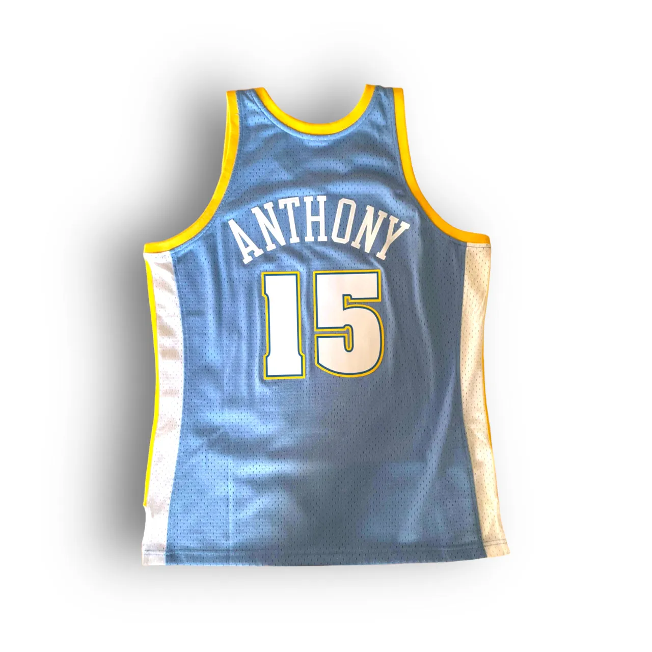 Carmelo Anthony 2006-2007 Denver Nuggets Away Mitchell & Ness Swingman Jersey - Blue