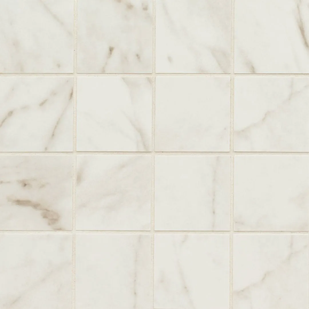 Carrara Bianco Matte, 3" x 3" - Porcelain Tile