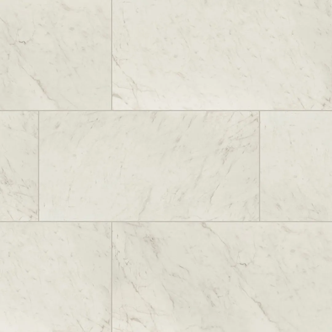 Carrara Bianco Polished, 24" x 48" - Porcelain Tile