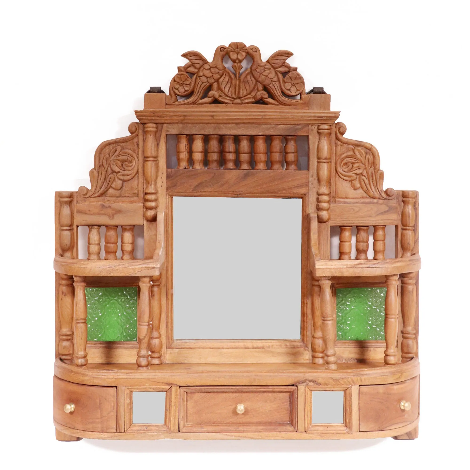 Carved Wooden Multipurpose Classic Mirror