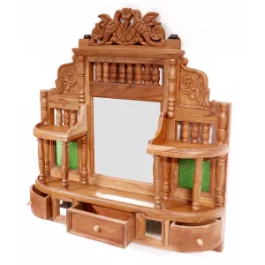 Carved Wooden Multipurpose Classic Mirror