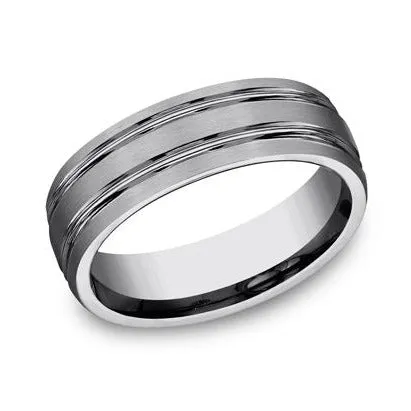 Comfort-Fit Titanium Wedding Band