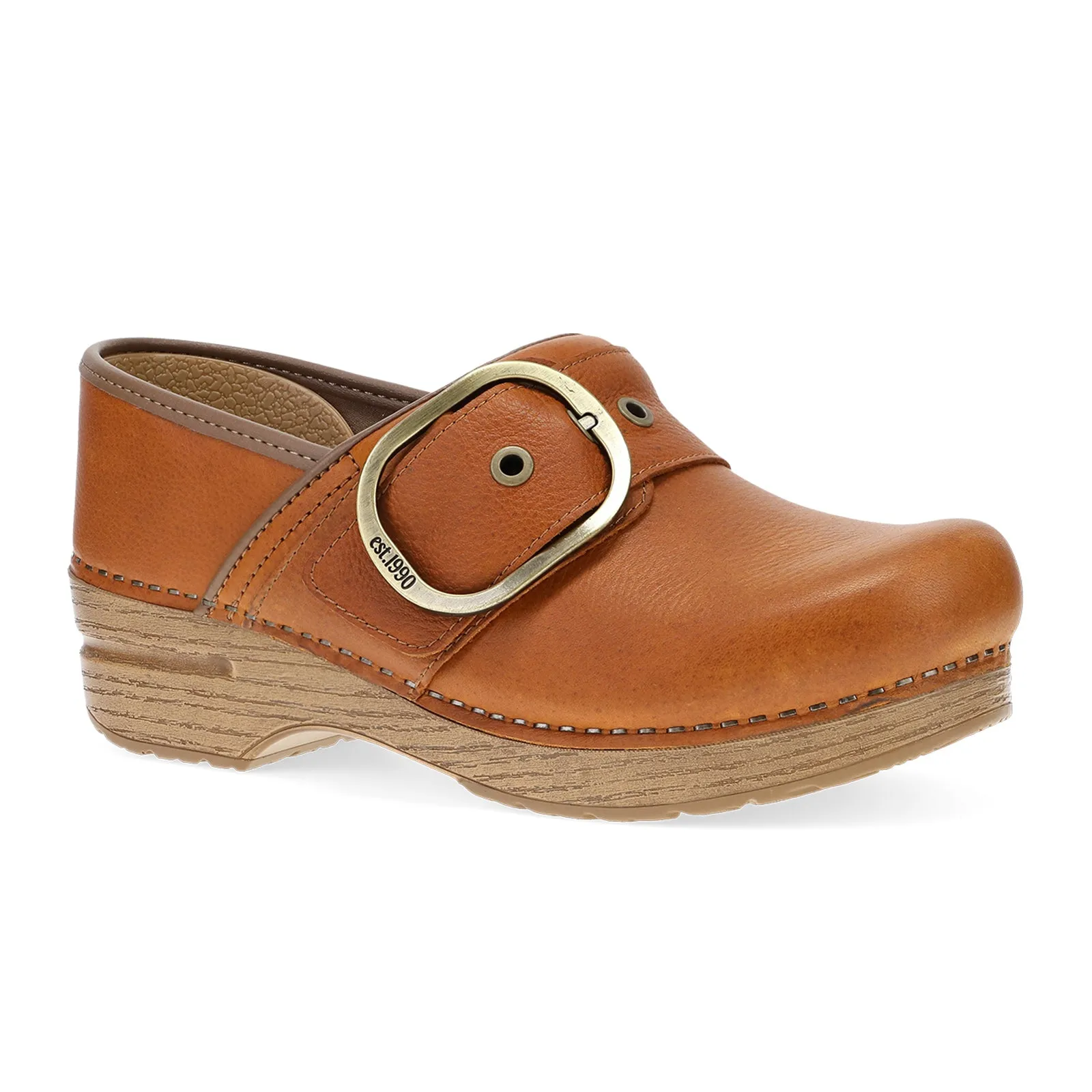 Dansko Pearson Clog (Women) - Tan Tumbled