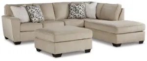 Decelle 2-Piece Sectional with Ottoman