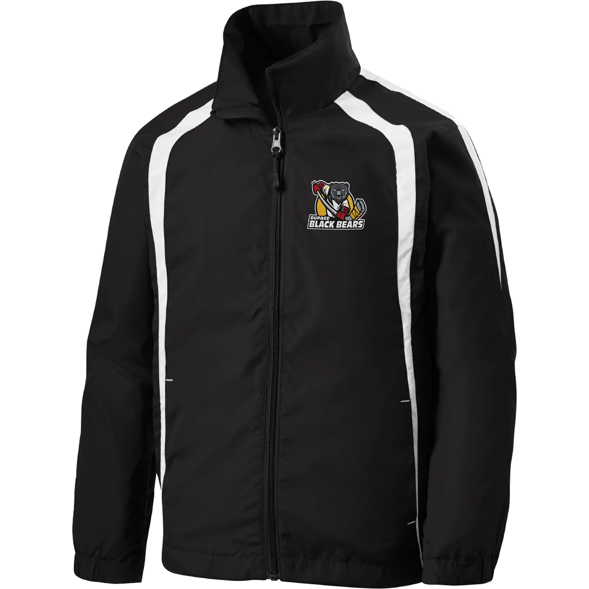 Dupage Black Bears Youth Colorblock Raglan Jacket