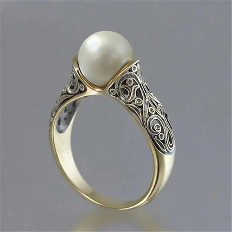 Elegant Natural Pearl Ring