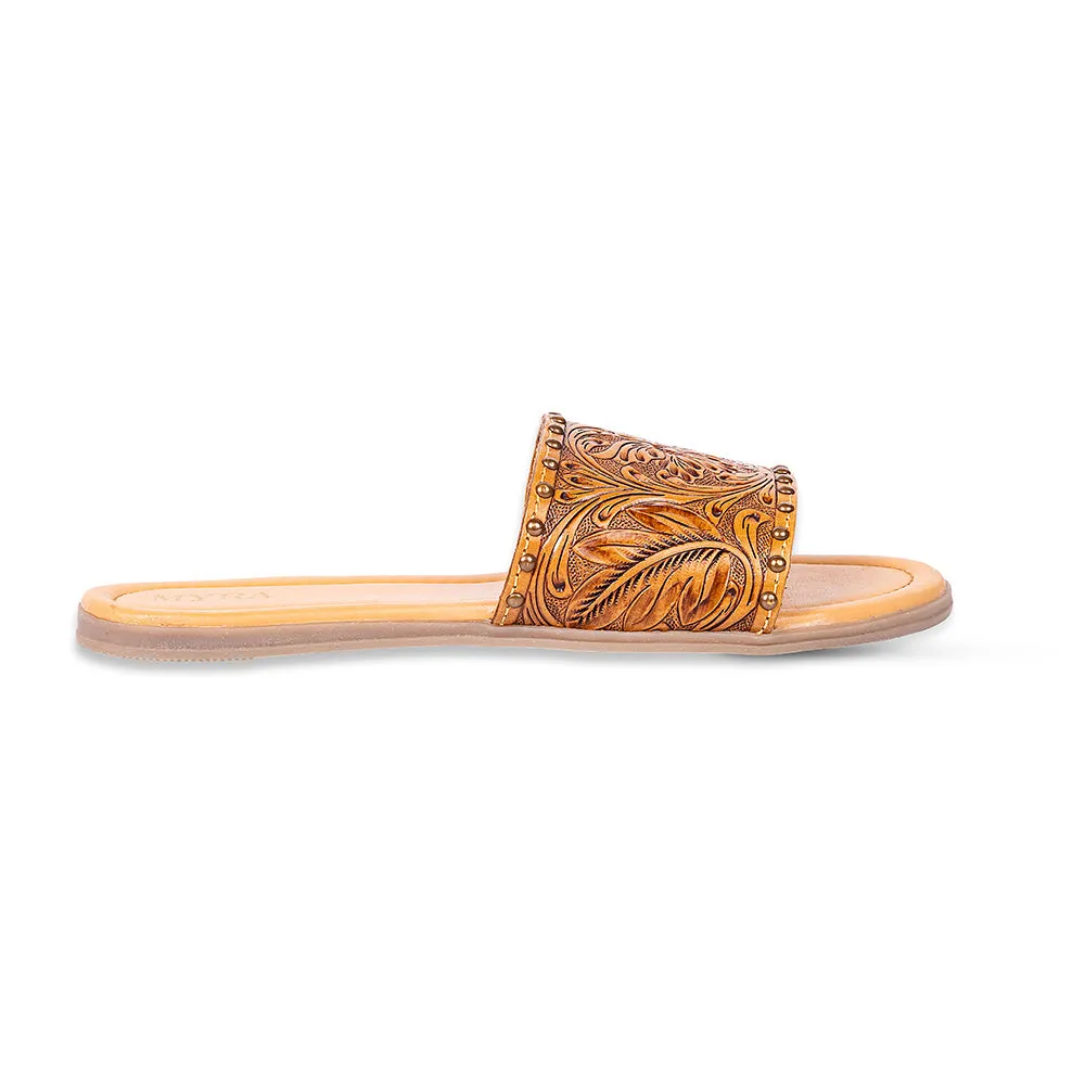 Ellie Hand-Tooled Sandals