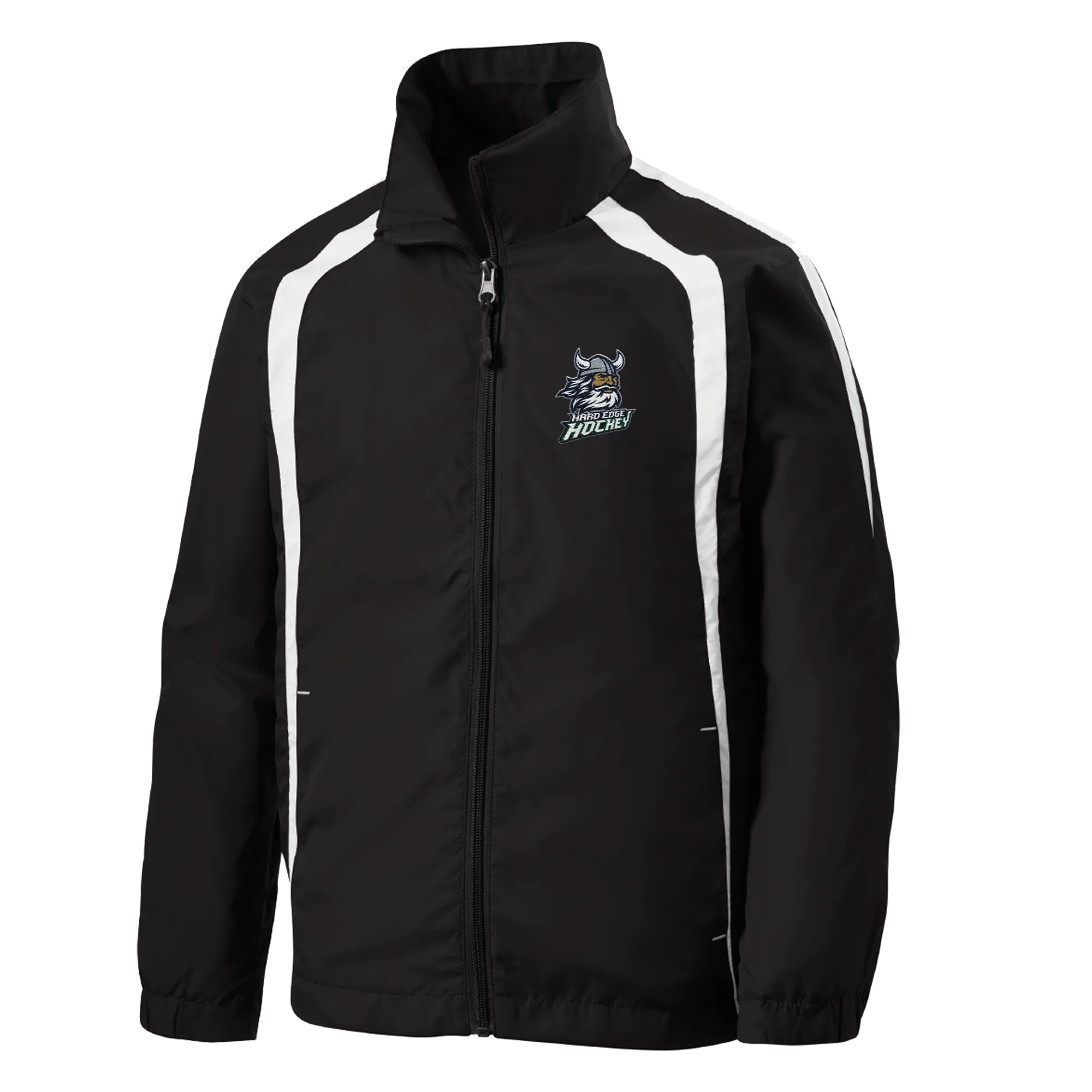 Hard Edge Hockey Youth Colorblock Raglan Jacket