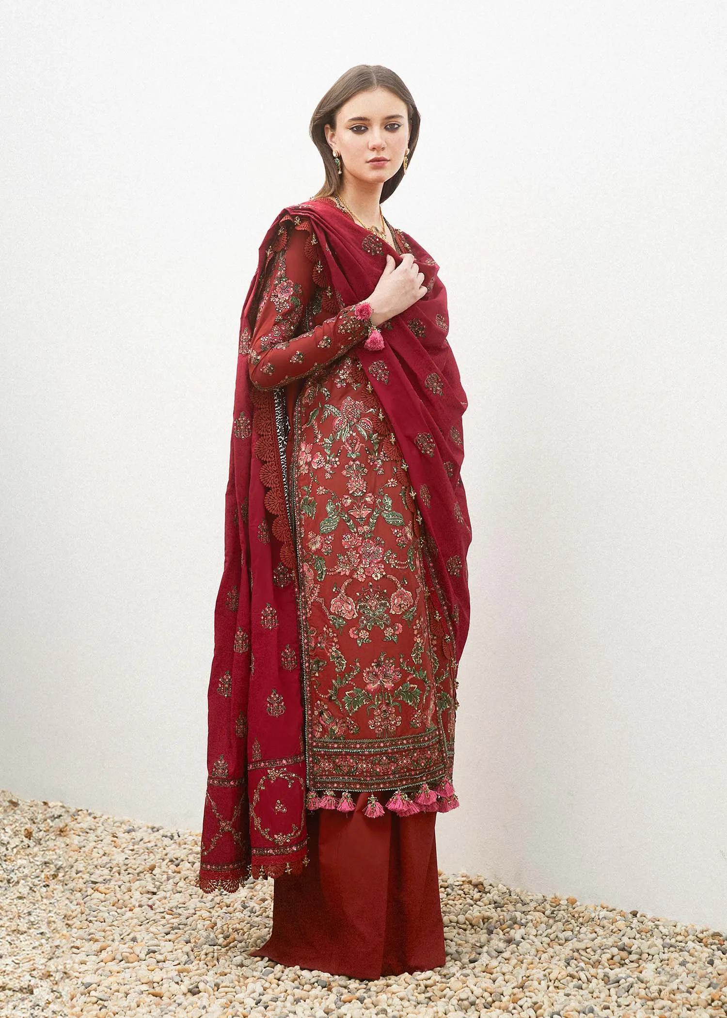 Hussain Rehar Eid Luxury Lawn Collection – RUHI