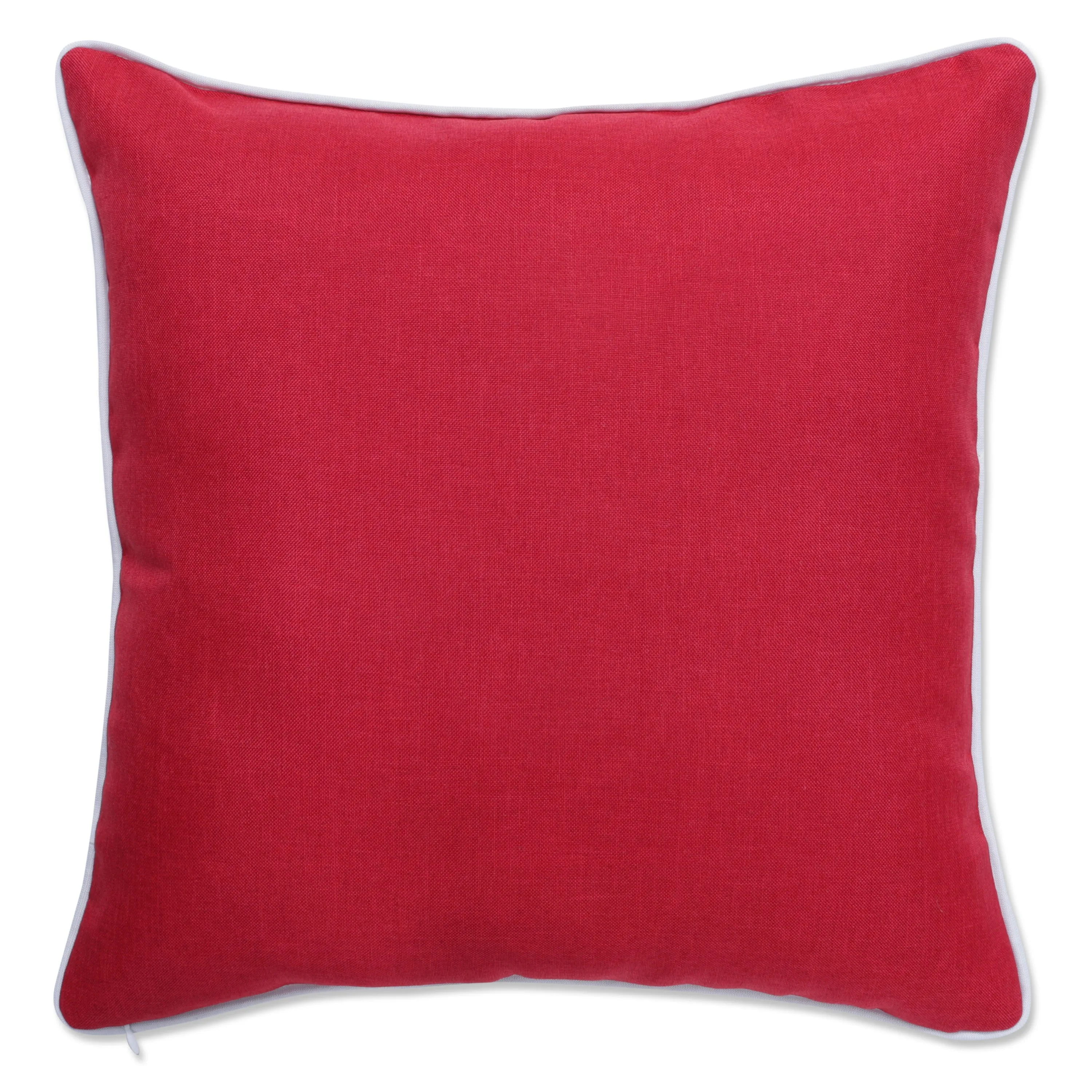 Indoor Valentines Heartfelt Hearts Red 17-inch Throw Pillow