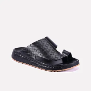 Jasper Black Thumb Strap Slippers 0150884