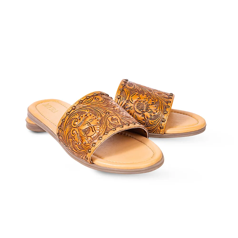 Kasandra Hand-Tooled Sandals