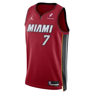 Kel'el Ware Nike Jordan Brand Miami HEAT Statement Red Swingman Youth Jersey