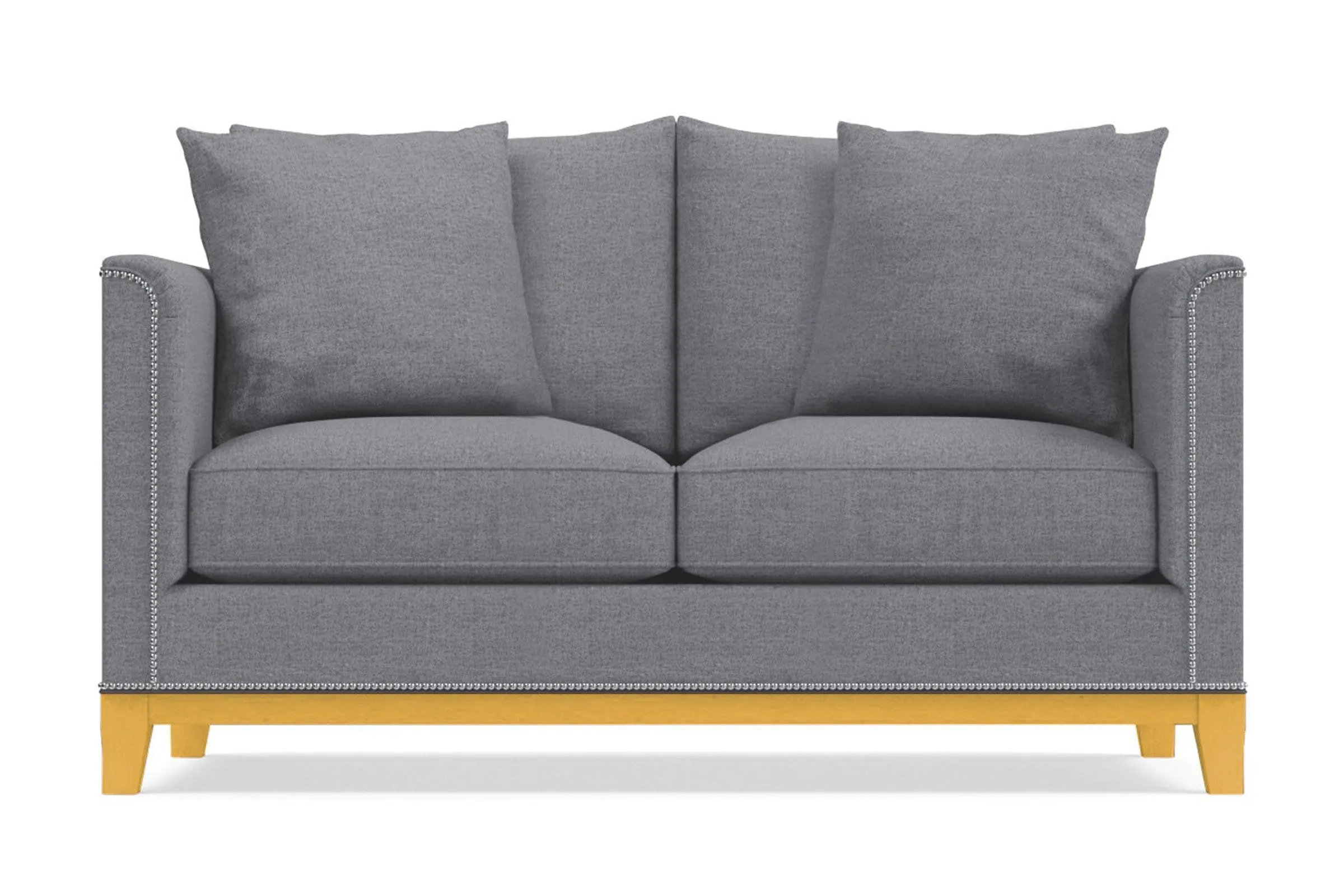 La Brea Apartment Size Sleeper Sofa Bed :: Leg Finish: Natural / Sleeper Option: Deluxe Innerspring Mattress