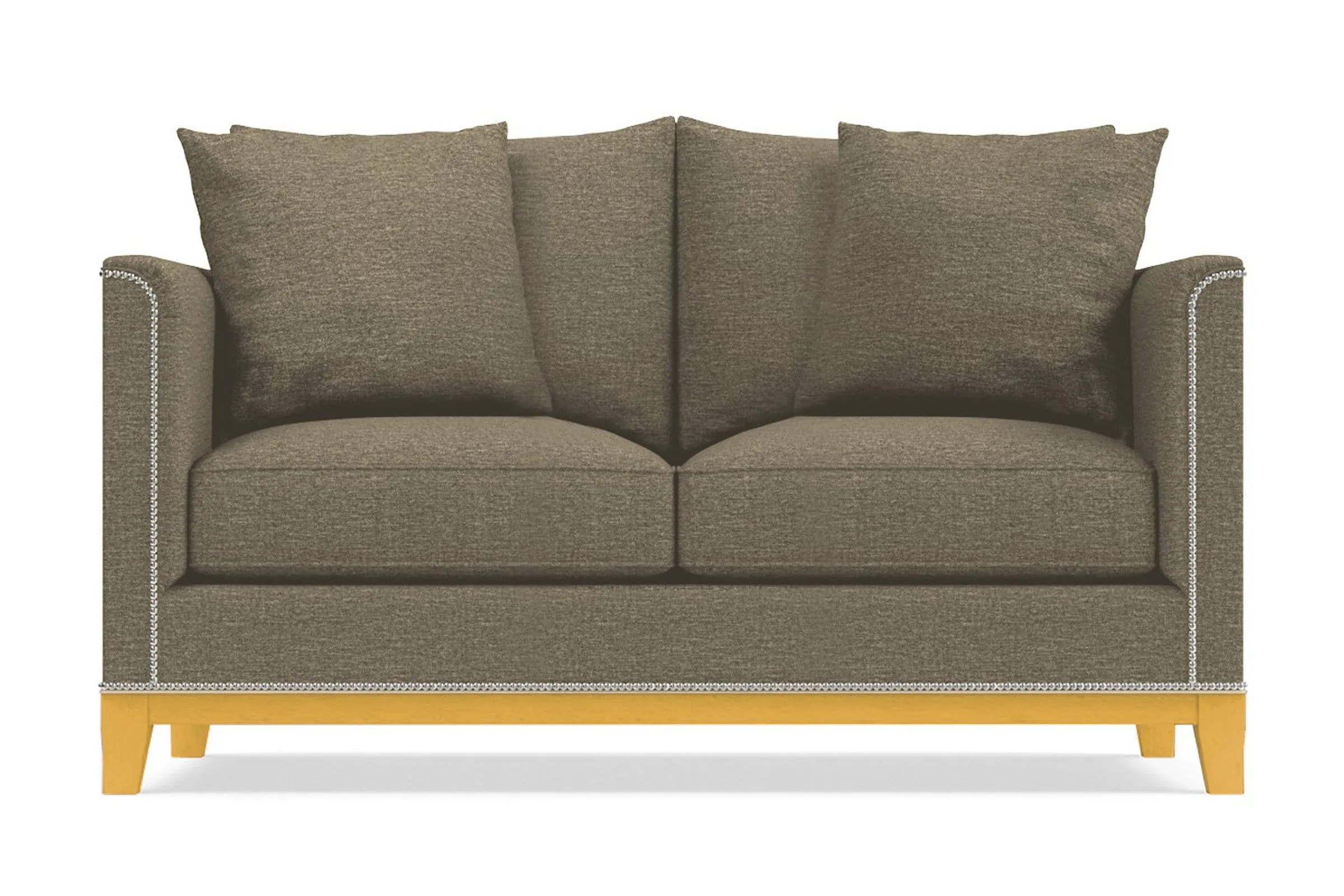 La Brea Apartment Size Sleeper Sofa Bed :: Leg Finish: Natural / Sleeper Option: Deluxe Innerspring Mattress