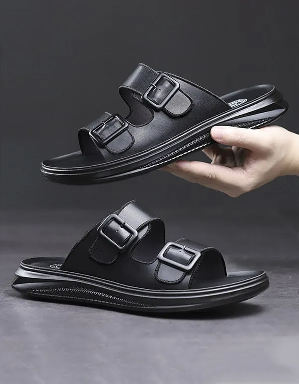 Men's Summer Buckle Beach Slippers