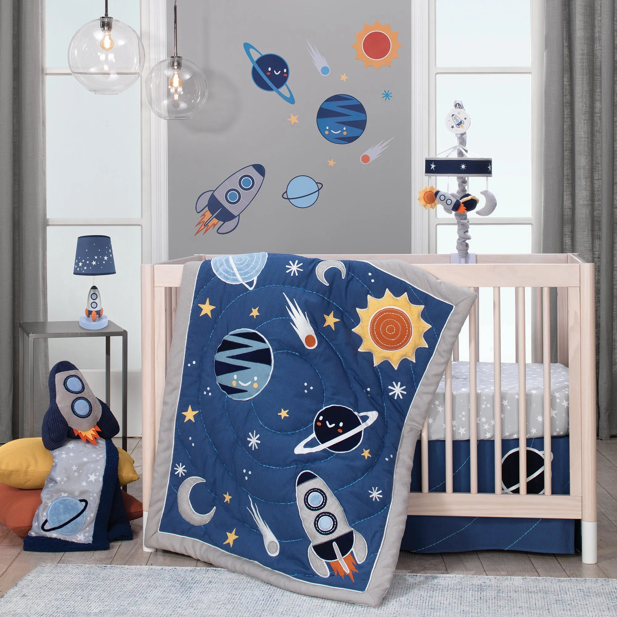 Milky Way Musical Baby Crib Mobile