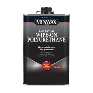 Minwax Wipe-On Poly Gloss Clear Oil-Based Polyurethane 1 pt