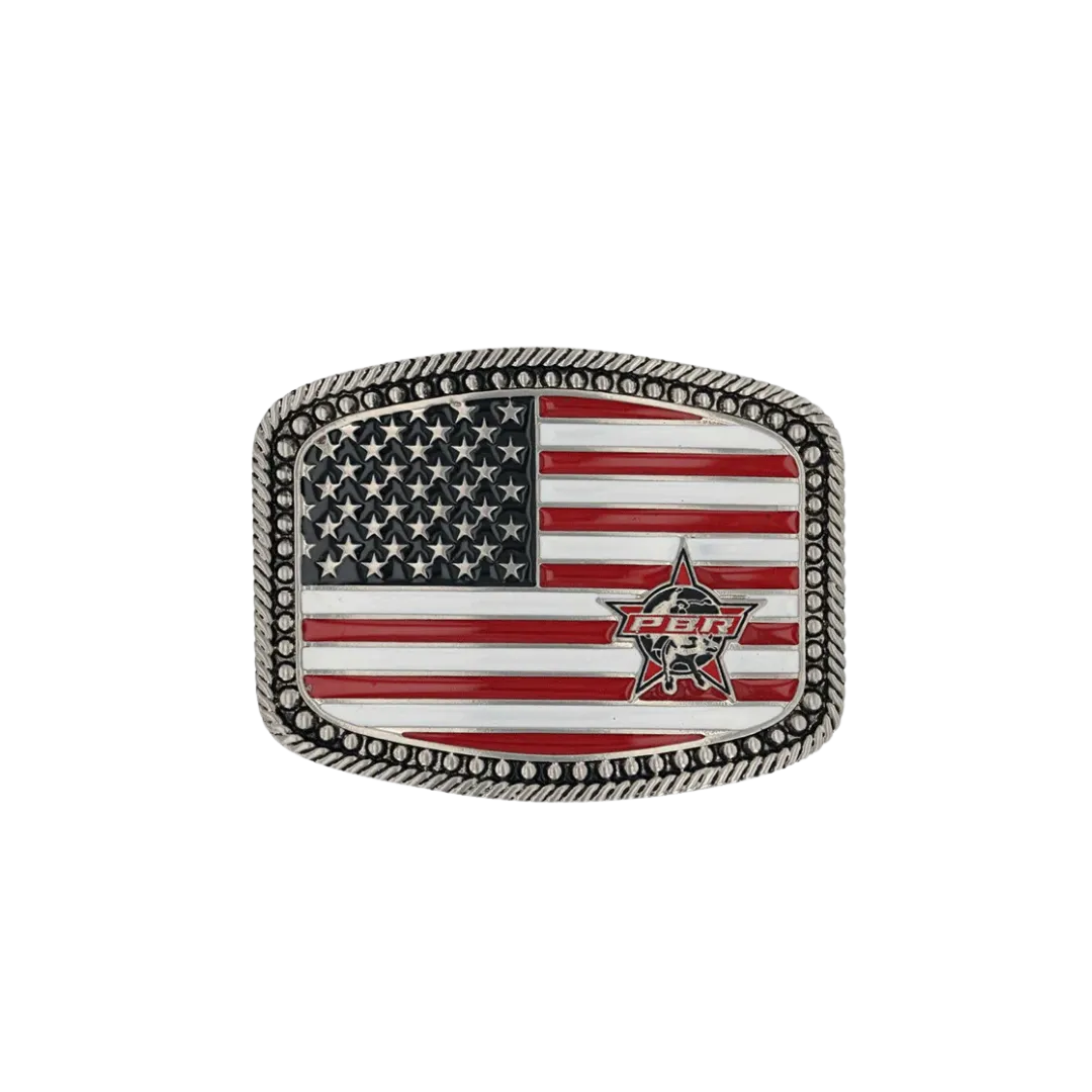 Montana Men's Silversmiths American Pride Belt Buckle