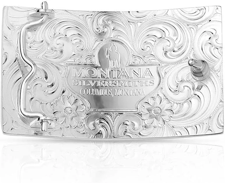 Montana Silversmiths Simple Classic Square Belt Buckle - 21000