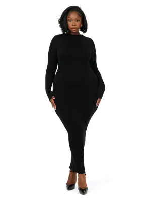 NW Sculpt Mock Neck Dress Curve