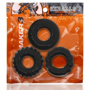 Oxballs Bonemaker Cock Ring 3-Pack