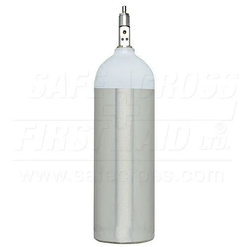 OXYGEN CYLINDER, "JUMBO-D" (640 L), FULL