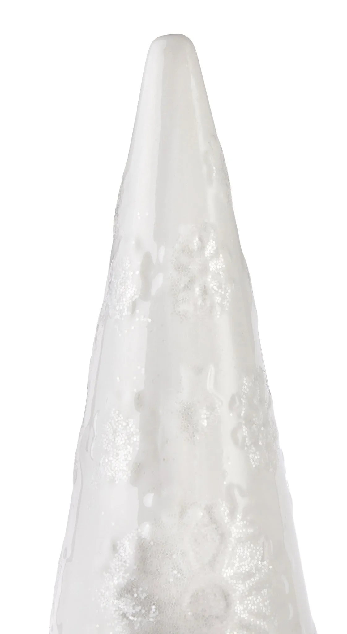 Pier 1 Medium White Sparkling Snowflake Tree