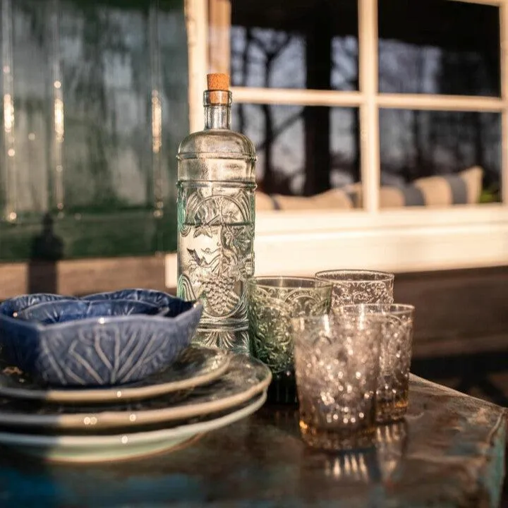 Recycled Glass Bottle with Cork