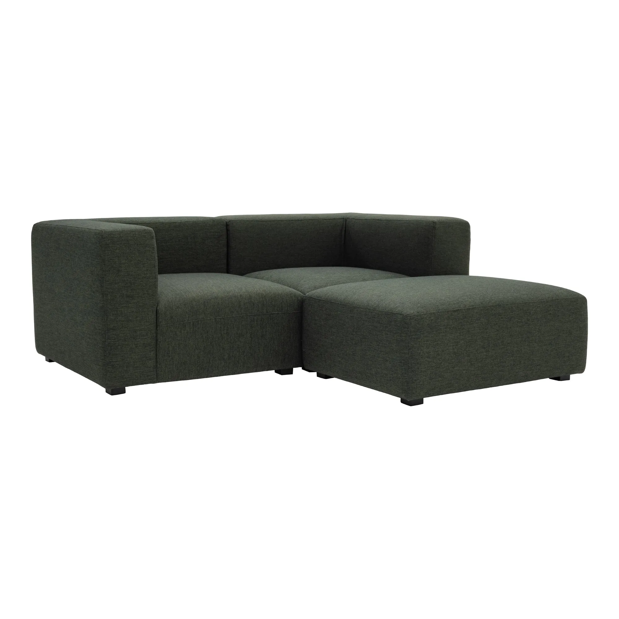 Romy Nook Modular Sectional Dark Green