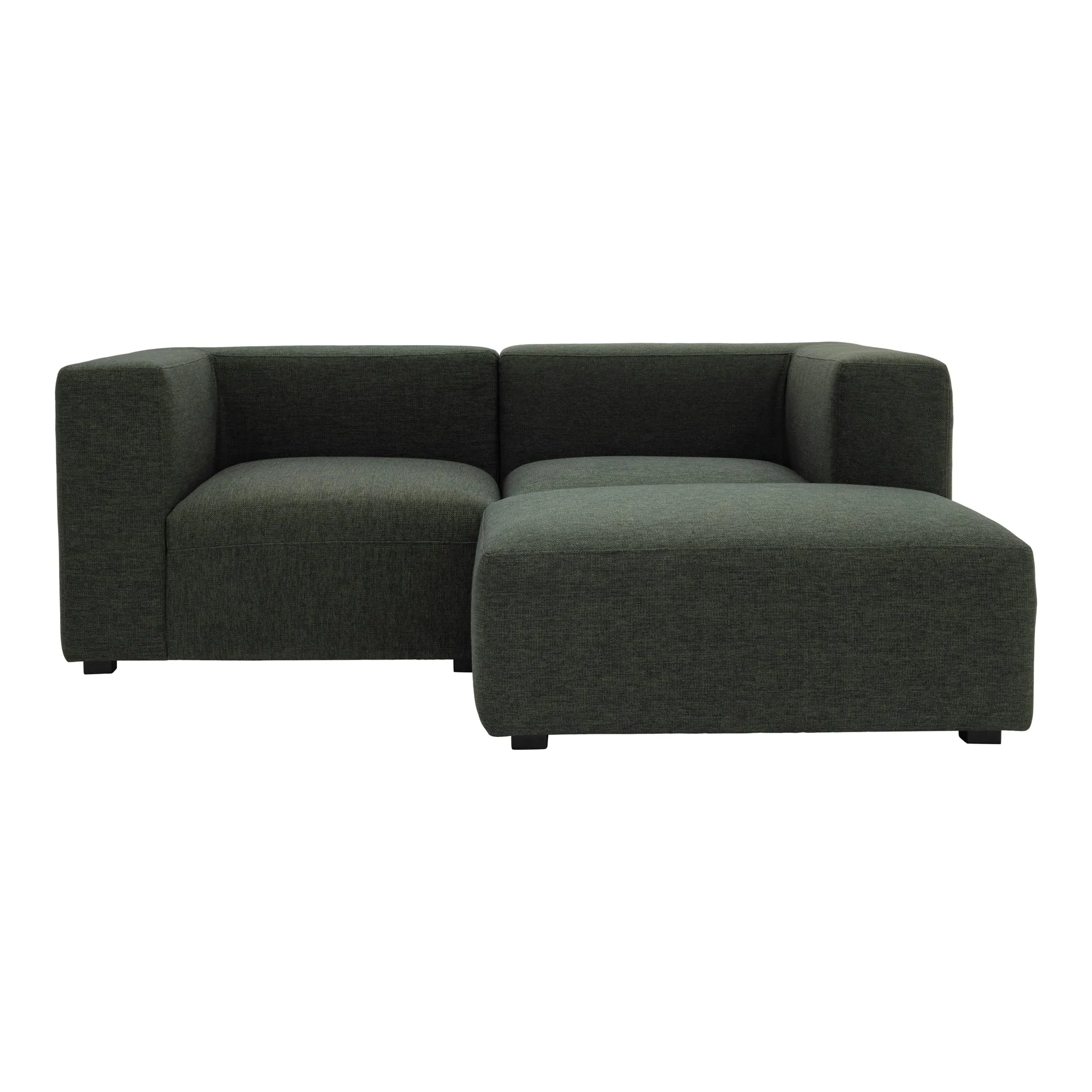 Romy Nook Modular Sectional Dark Green