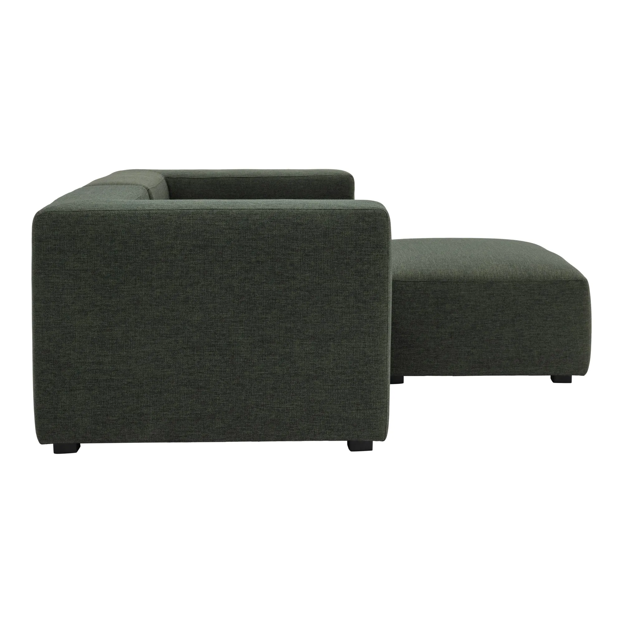 Romy Nook Modular Sectional Dark Green