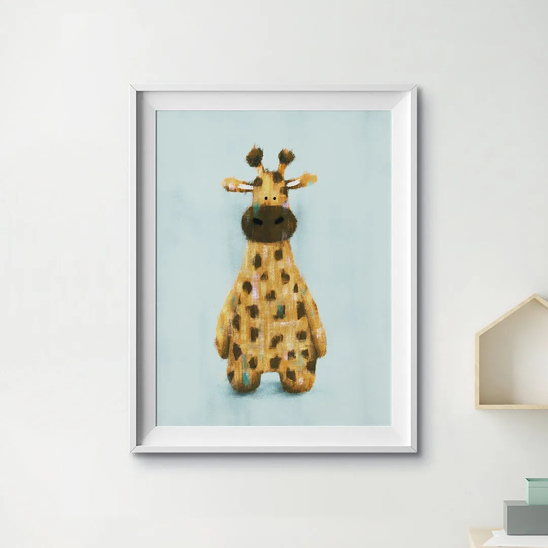 Safari Animals Set Of 4 Nursery Prints