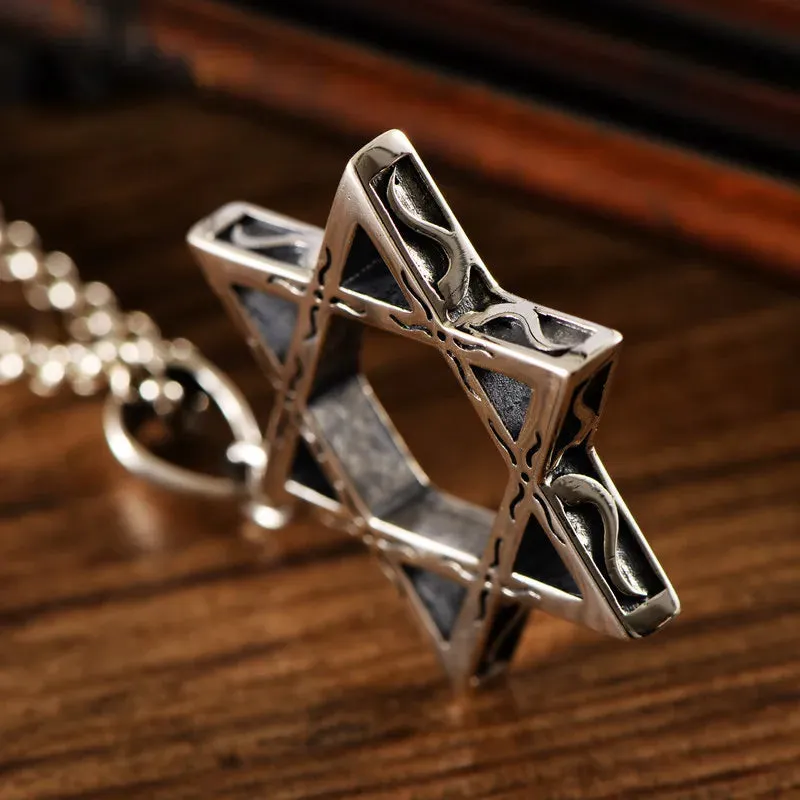 Sterling Silver "Star of David" Pendants for Men and Women