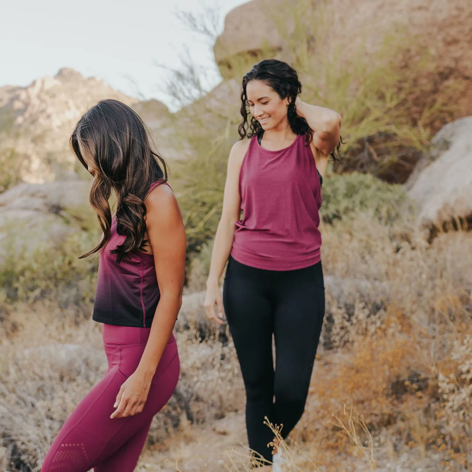 Tie Back Tank - Merlot