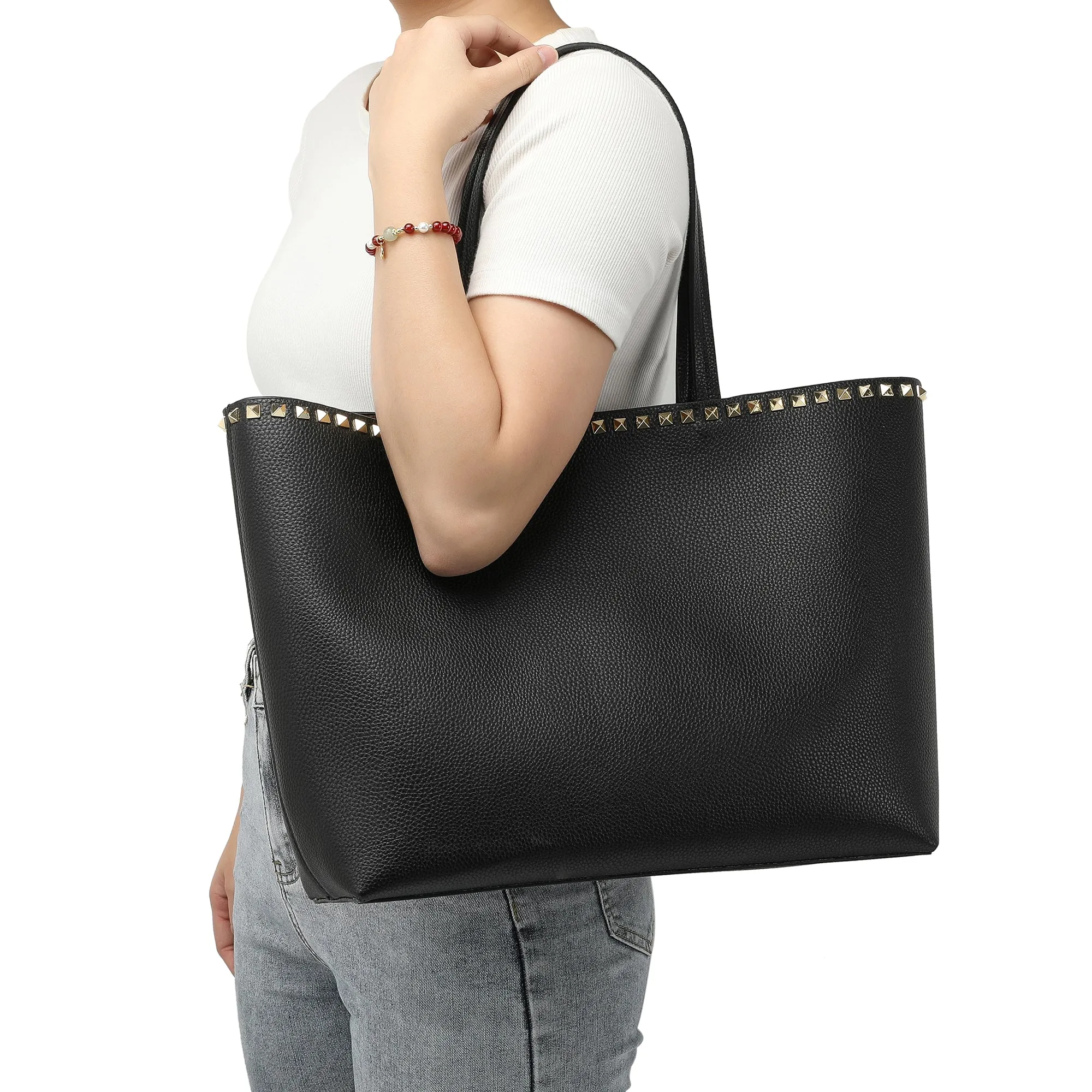 Top-grain Leather tote