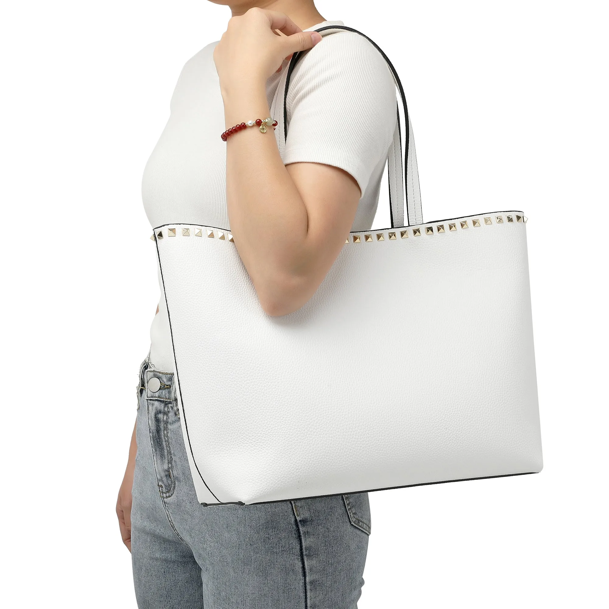 Top-grain Leather tote