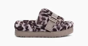 UGG Womens Fluffita Panther Print Stormy Grey